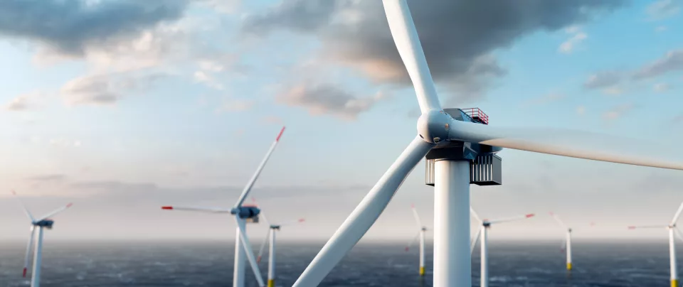 Windmolens op zee
