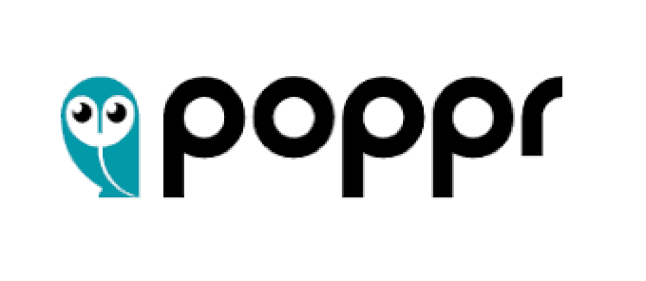poppr logo